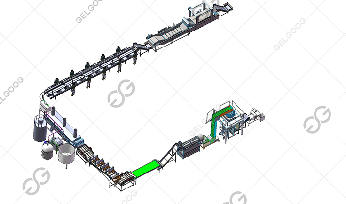 plantain chips production line