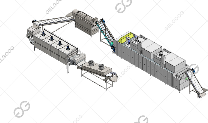 cashew nut  roasting line