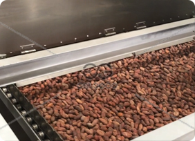 cocoa bean roasting