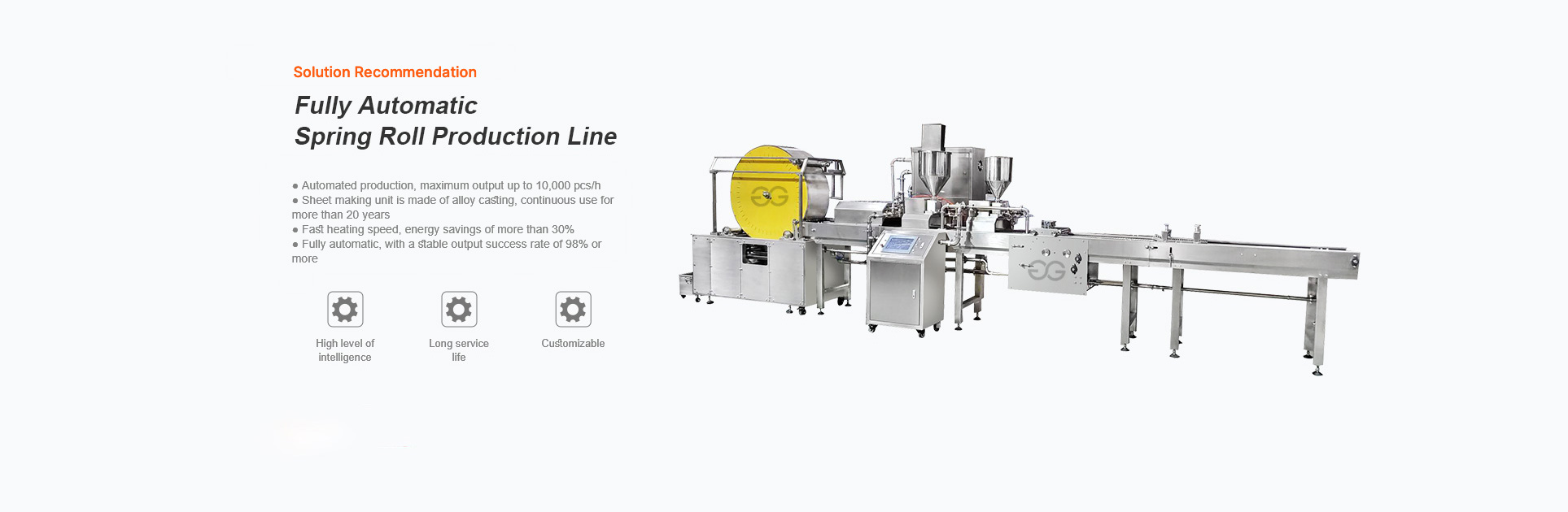 spring roll production line