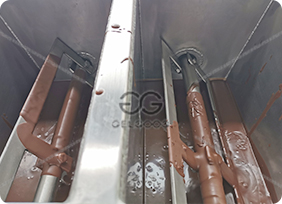 chocolate mixing