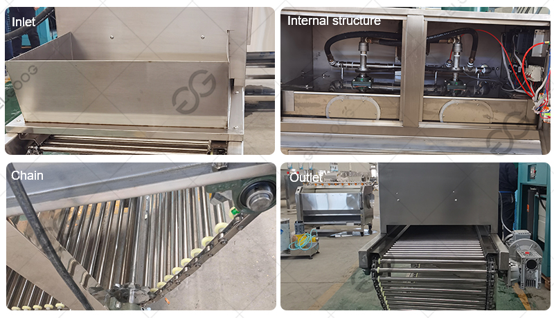 onion peeling machine