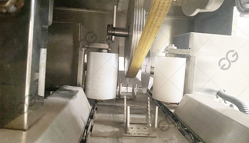 Internal structure of onion root cutter